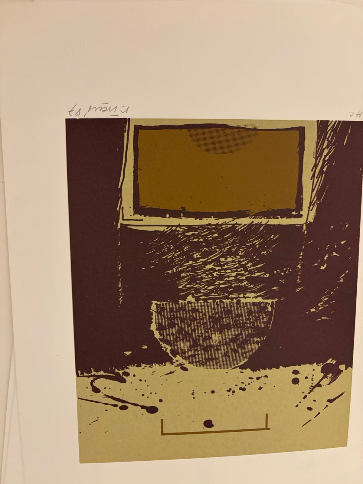 Litho Renaat Ivens, Antiquités & Art, Art | Lithographies & Sérigraphies, Original, Enlèvement