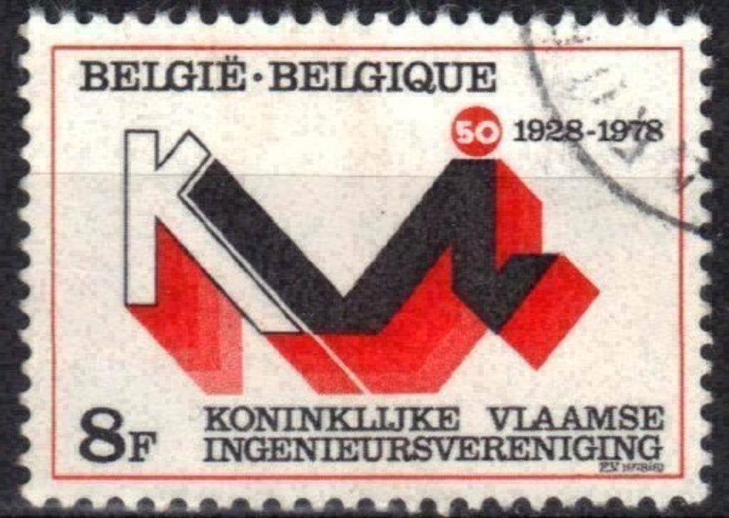 Belgie 1978 - Yvert 1906/OBP 1911 - Ingenieursverenigin (ST), Postzegels en Munten, Postzegels | Europa | België, Verzenden, Gestempeld
