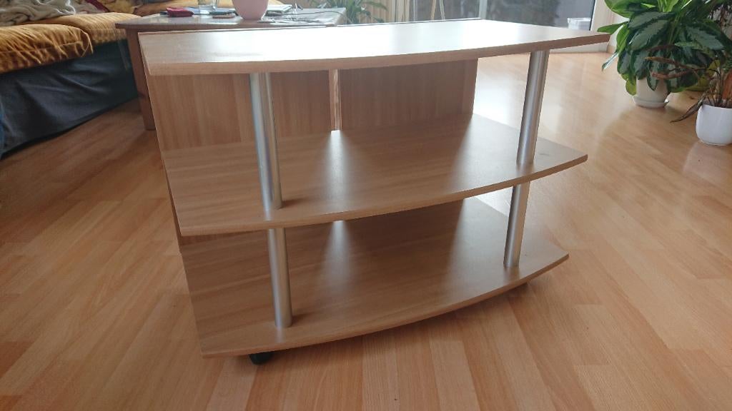 Meuble TV couleur bois clair, Maison & Meubles, Tables | Tables de salon, 50 à 100 cm, Synthétique, Enlèvement, Utilisé