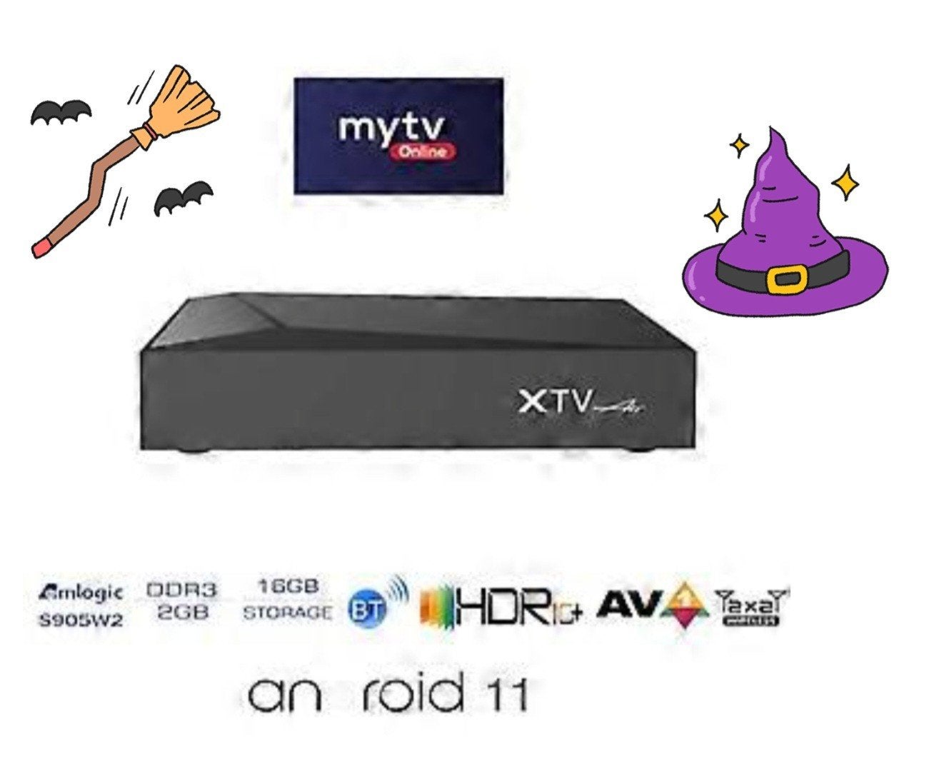 Meelo Xtv Air 4K settopbox, Ophalen, Zo goed als nieuw, HDMI, Minder dan 500 GB