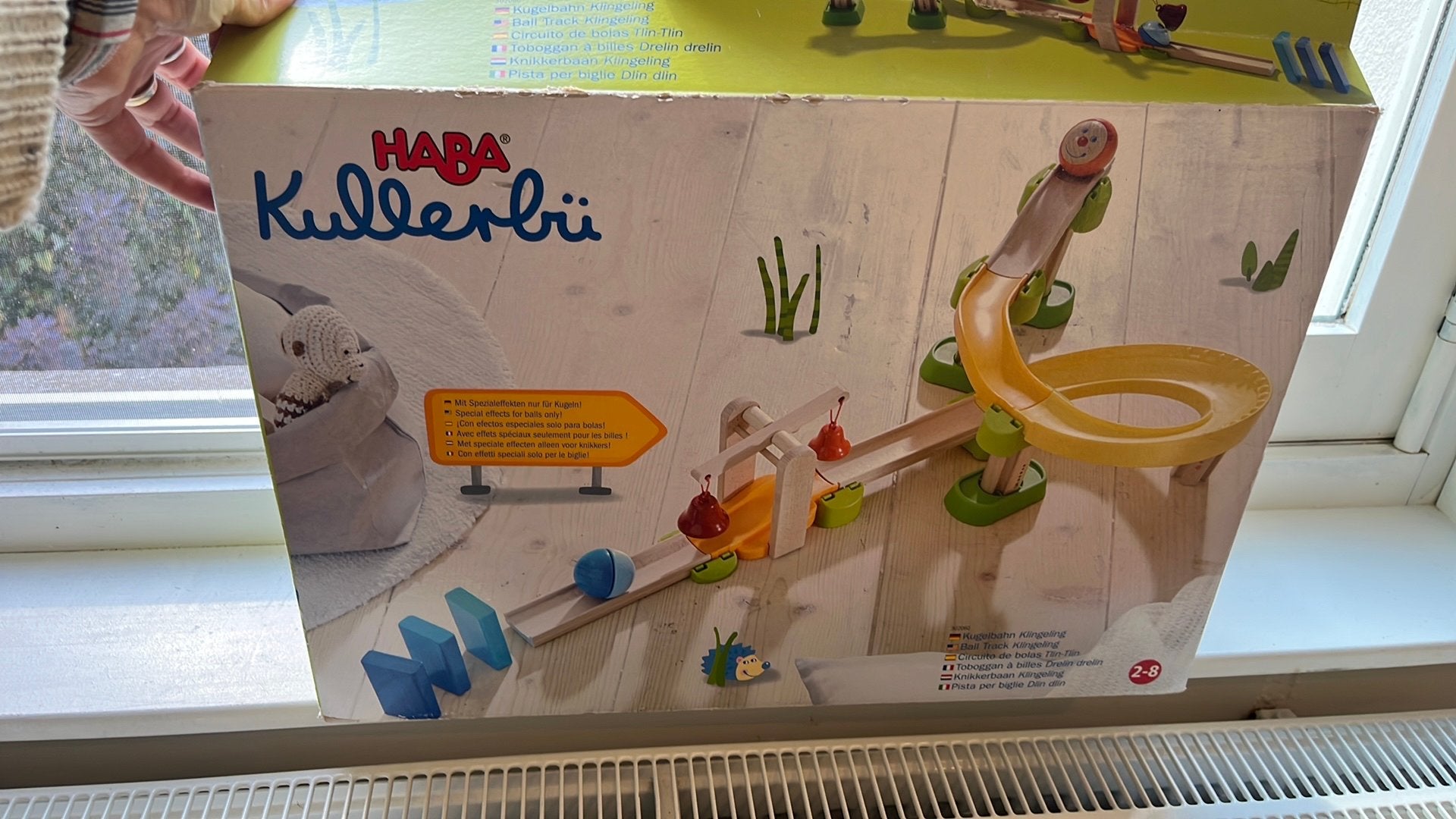 Knikkerbaan kullerbu haba, Ophalen, Zo goed als nieuw
