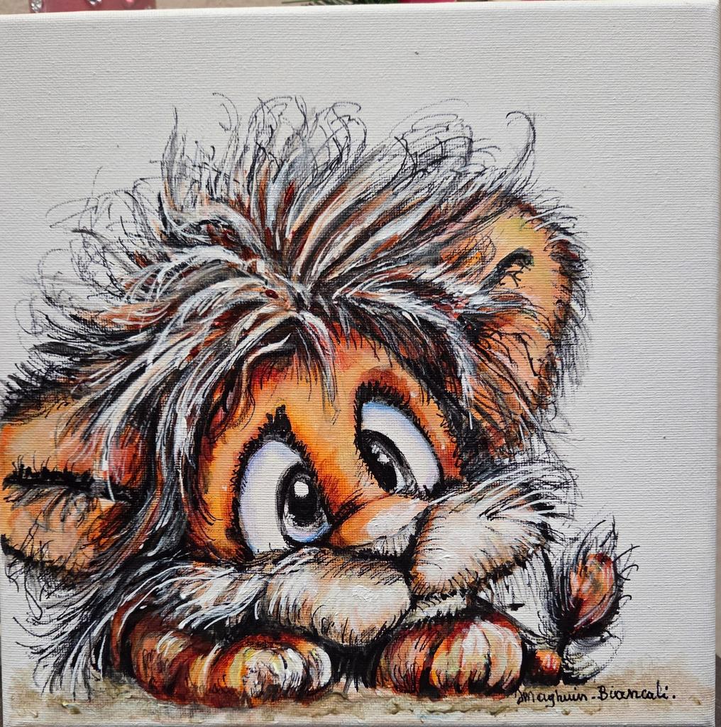 Lion aux grands yeux, Enlèvement ou Envoi