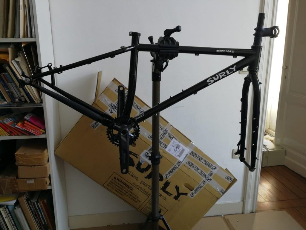 MTB Frameset Surly Karate Monkey 27.5+/29" Black. Size M., Fietsen en Brommers, Geen vering, Ophalen, Nieuw, Overige merken