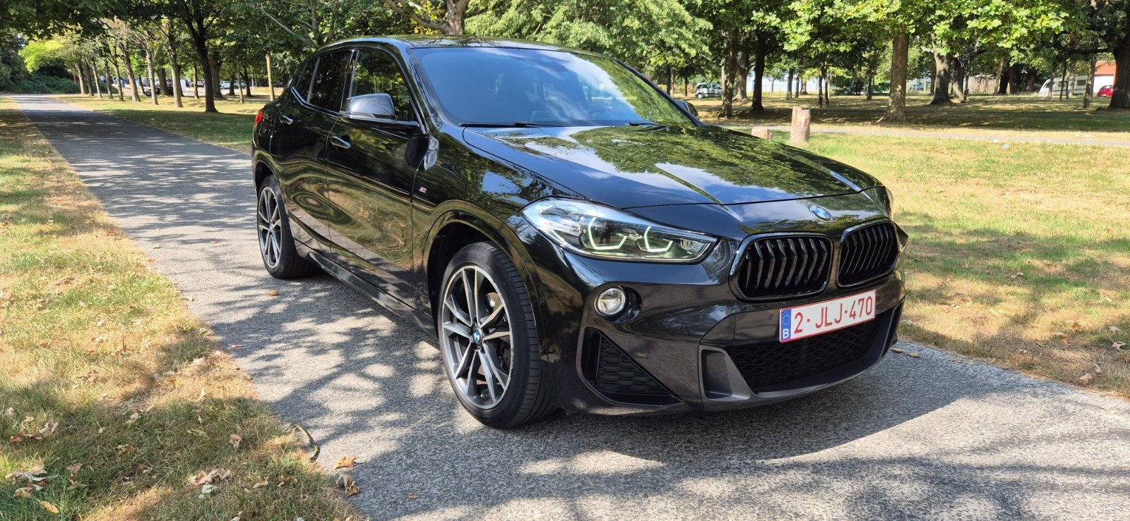 BMW X2 sDrive18d M, Auto's, X2, 1995 cc, Zwart, Diesel