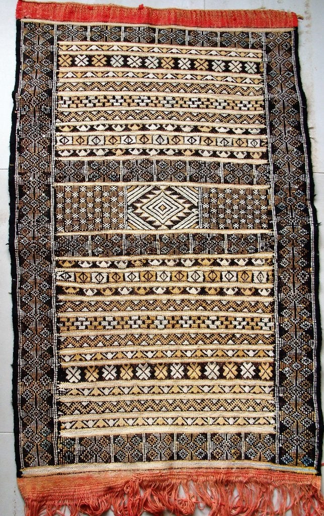 Tapis décoratif tissé à la main 120-70 cm/tapis de prière, Antiquités & Art, Enlèvement ou Envoi