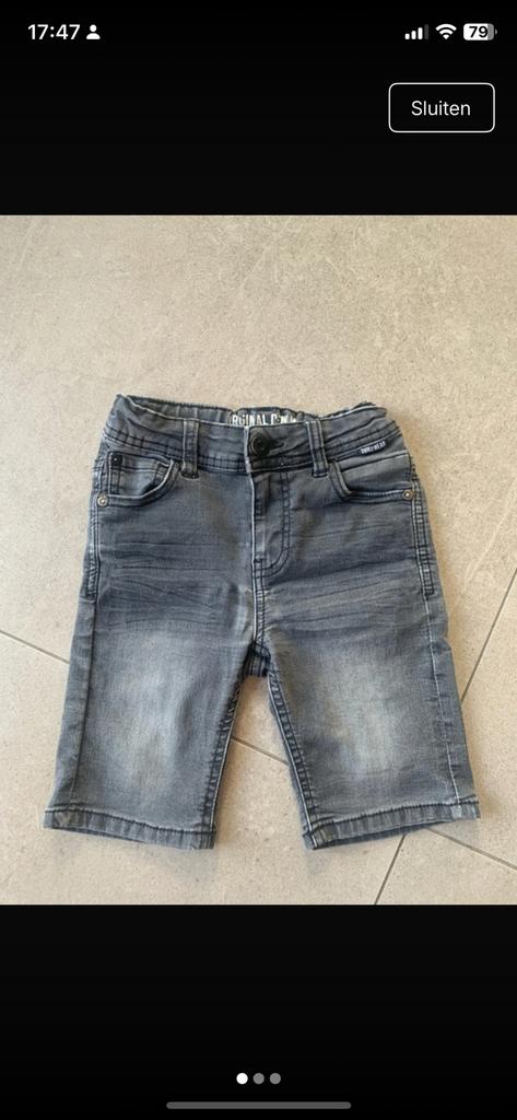 3 jeansshorts, Kinderen en Baby's, Kinderkleding | Maat 122, Ophalen of Verzenden, Zo goed als nieuw