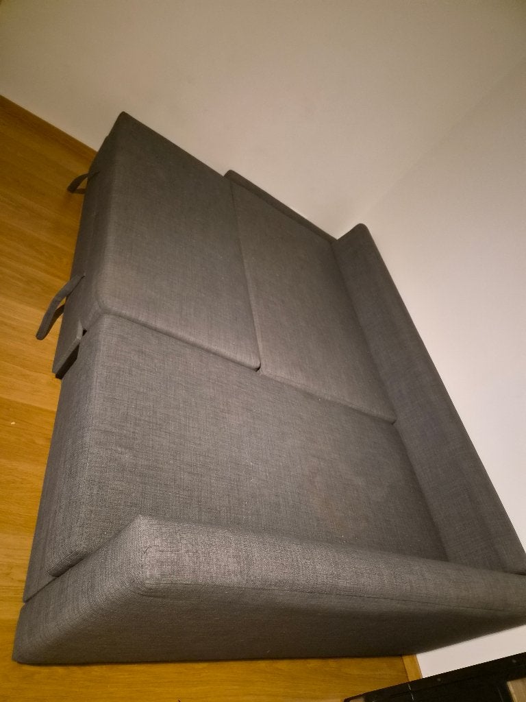 Grijze slaapbank/sofa van Ikea, Ophalen, Gebruikt