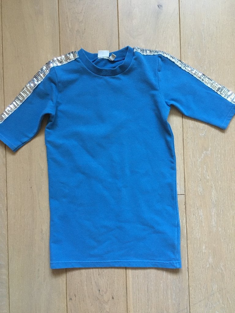 Kleedje name it blauw maat 116, Meisje, Name-It, Ophalen of Verzenden, Zo goed als nieuw
