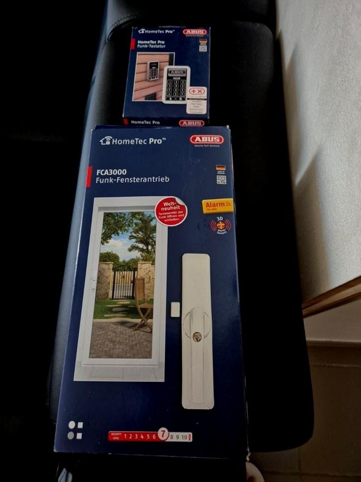 Lecteur de vitres sans fil HomeTec Pro ABUS (en parfait état, Bricolage & Construction, Systèmes d'alarme, Comme neuf, Enlèvement ou Envoi