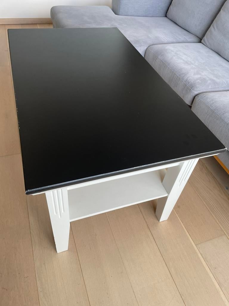 Table basse noir et blanc – bon état – Bruxelles, Maison & Meubles, Tables | Tables de salon, Enlèvement, Utilisé