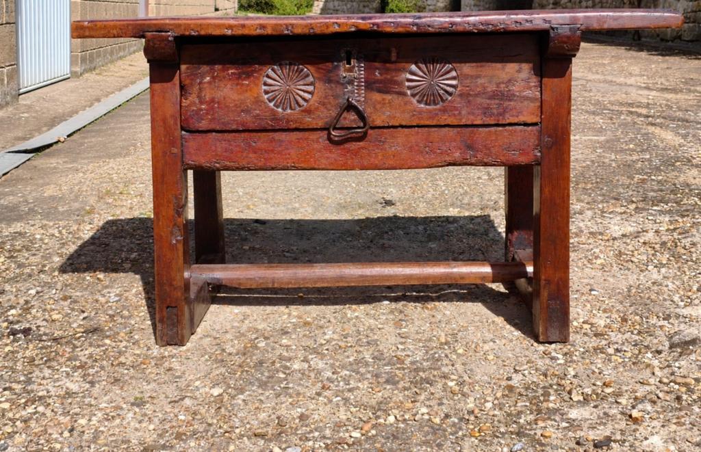 Superbe ancien petit bureau avec tiroir, Enlèvement ou Envoi