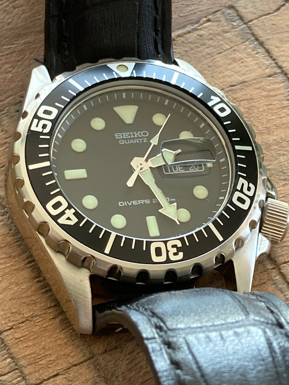 Seiko quartz diver, Antiquités & Art, Antiquités | Horloges, Enlèvement