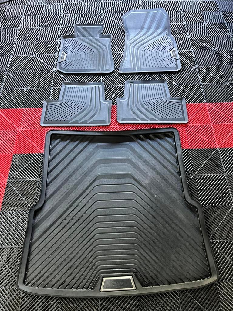 Tapis de sol "tous temps" avant/arrière - BMW i4 G26, Enlèvement, Comme neuf