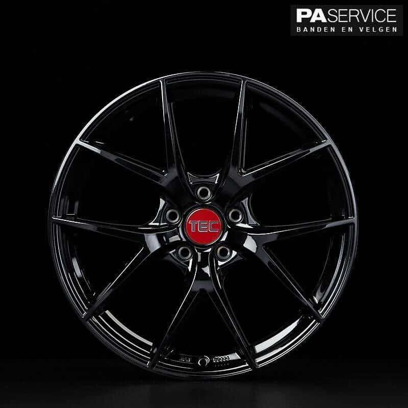 Nieuw 19 inch Gloss Black Tesla Model 3 set incl Banden TPMS, Auto-onderdelen, Banden en Velgen, 19 inch, -, -, Banden en Velgen