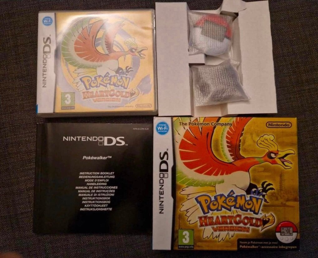 Nintendo ds,dsi,3ds game pokemon heart gold + pokewalker, Ophalen of Verzenden, Zo goed als nieuw