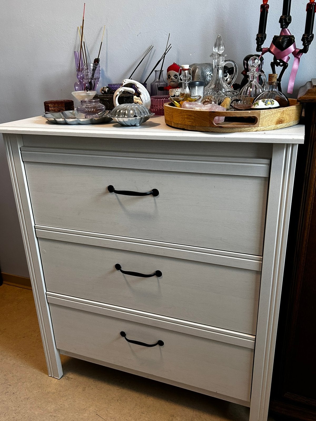 Ikea Brusali ladekast wit, Huis en Inrichting, Ophalen, Gebruikt