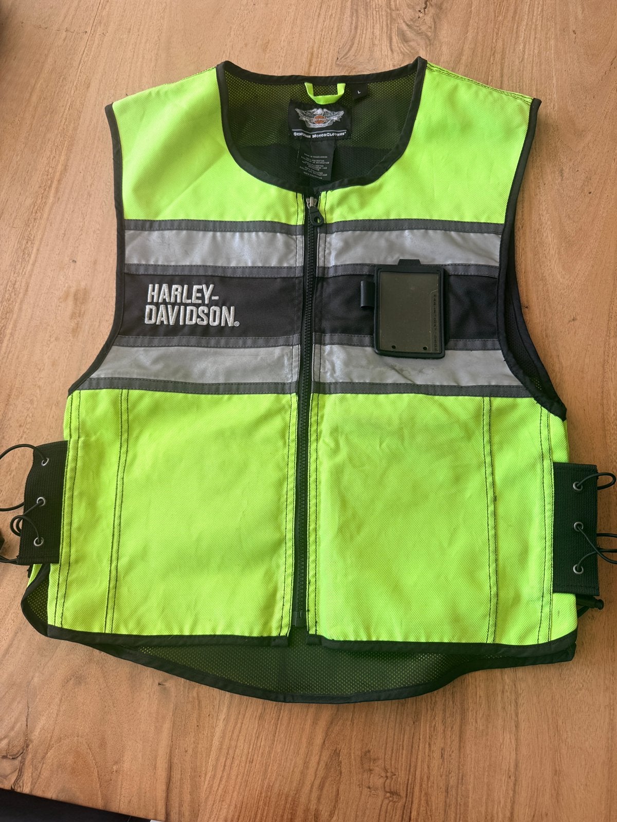 Originele fluorescerende jas van Harley L, Motoren, Ophalen of Verzenden, Gebruikt