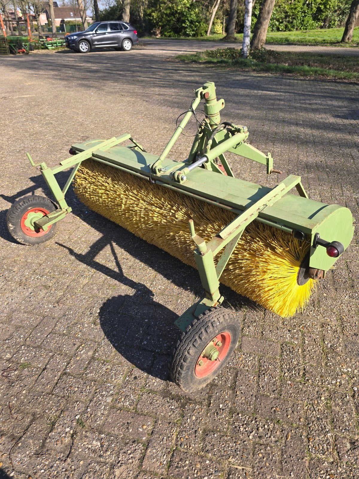 Kiepkar Rijenbemester veegmachine schudlichter vorenpakker, Ophalen of Verzenden
