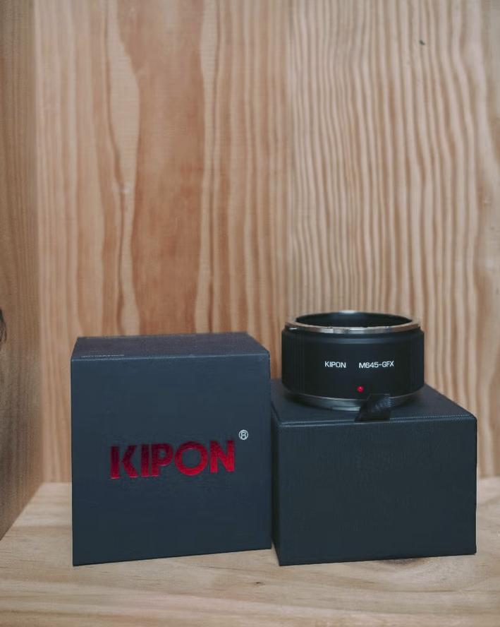 Kipon Adapter Mamiya 645 - Fuji GFX, Enlèvement ou Envoi, Neuf, Accessoires