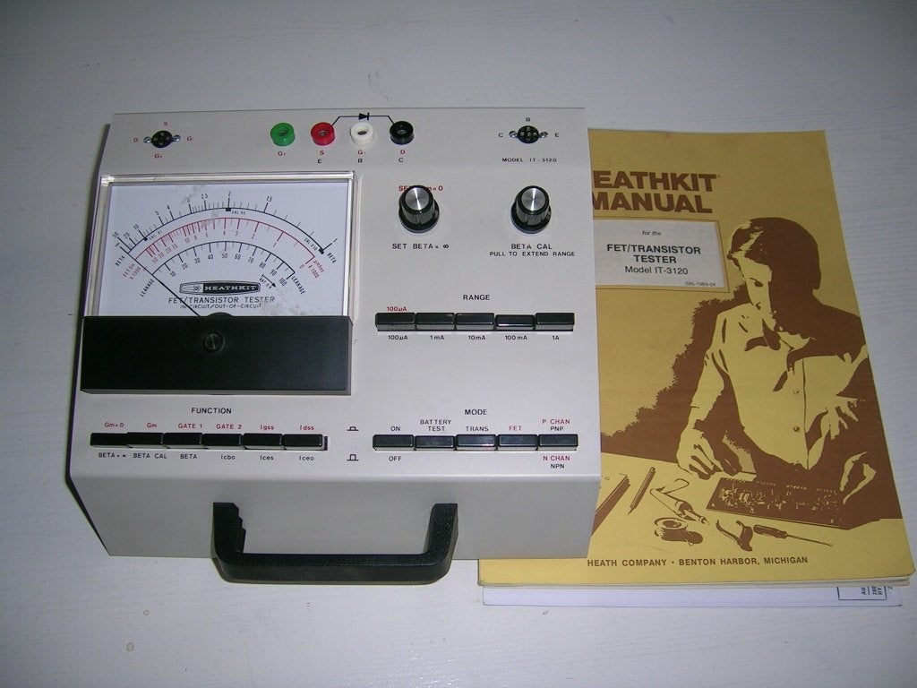 HEATHKIT Fet / Transistortester, Doe-het-zelf en Bouw, Meetapparatuur, Ophalen of Verzenden, Zo goed als nieuw