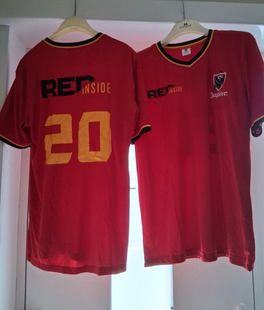 T-shirt rode duivels  XL 5 x 1xM 3 euro stuk 15 euro voor 6, Ophalen, Shirt