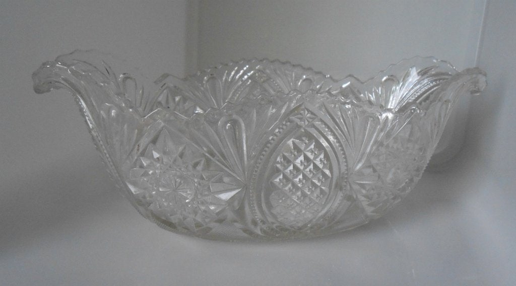 Sabot glas schaal kom, Antiek en Kunst, Ophalen of Verzenden