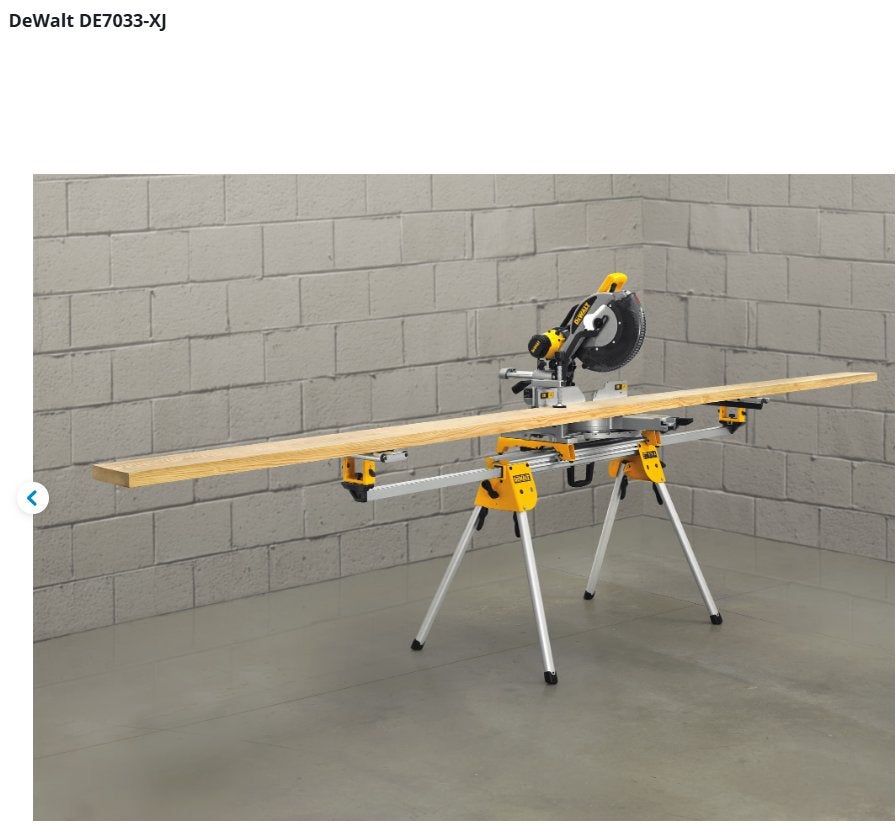 DeWalt combi tafel/afkort/verstekzaag + onderstel, Doe-het-zelf en Bouw, Gereedschap | Zaagmachines, Ophalen, De Walt, Zo goed als nieuw