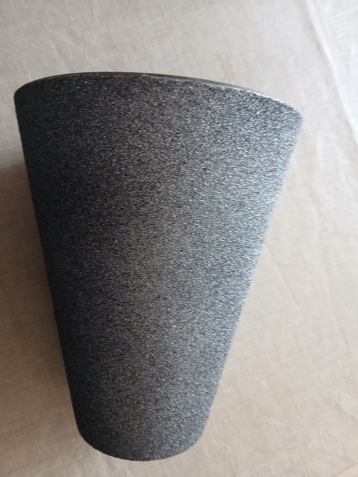 vase gris métallisé, Huis en Inrichting, Ophalen, Grijs