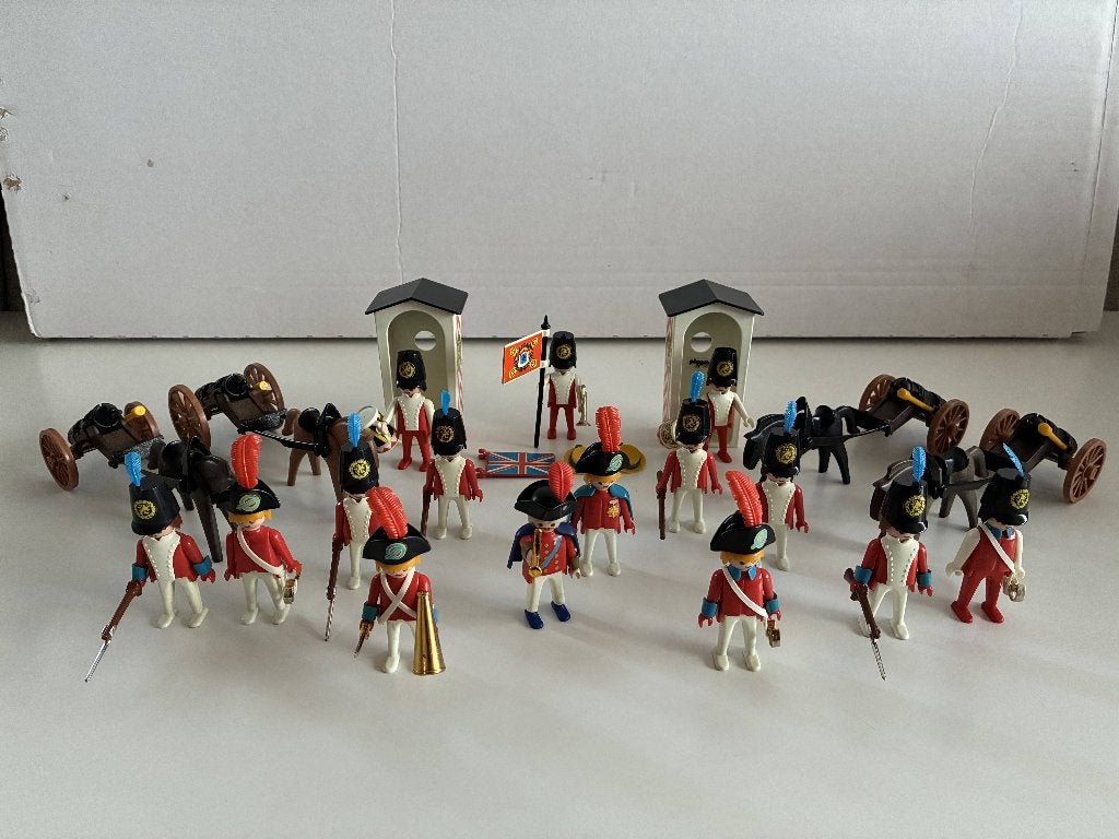 Playmobil 3544 Manteaux rouges vintage - Lot A5, Pirates, Enlèvement ou Envoi, Utilisé, Figurines
