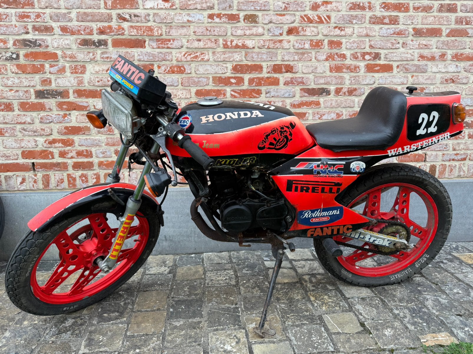 Honda mbx 80 project, Ophalen