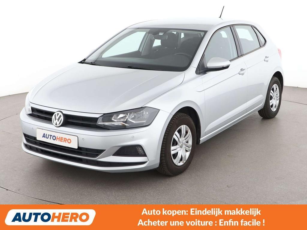 Volkswagen Polo 1.0 Trendline (année de construction 2019), Autos, Achat, Euro 6, Boîte manuelle, Noir
