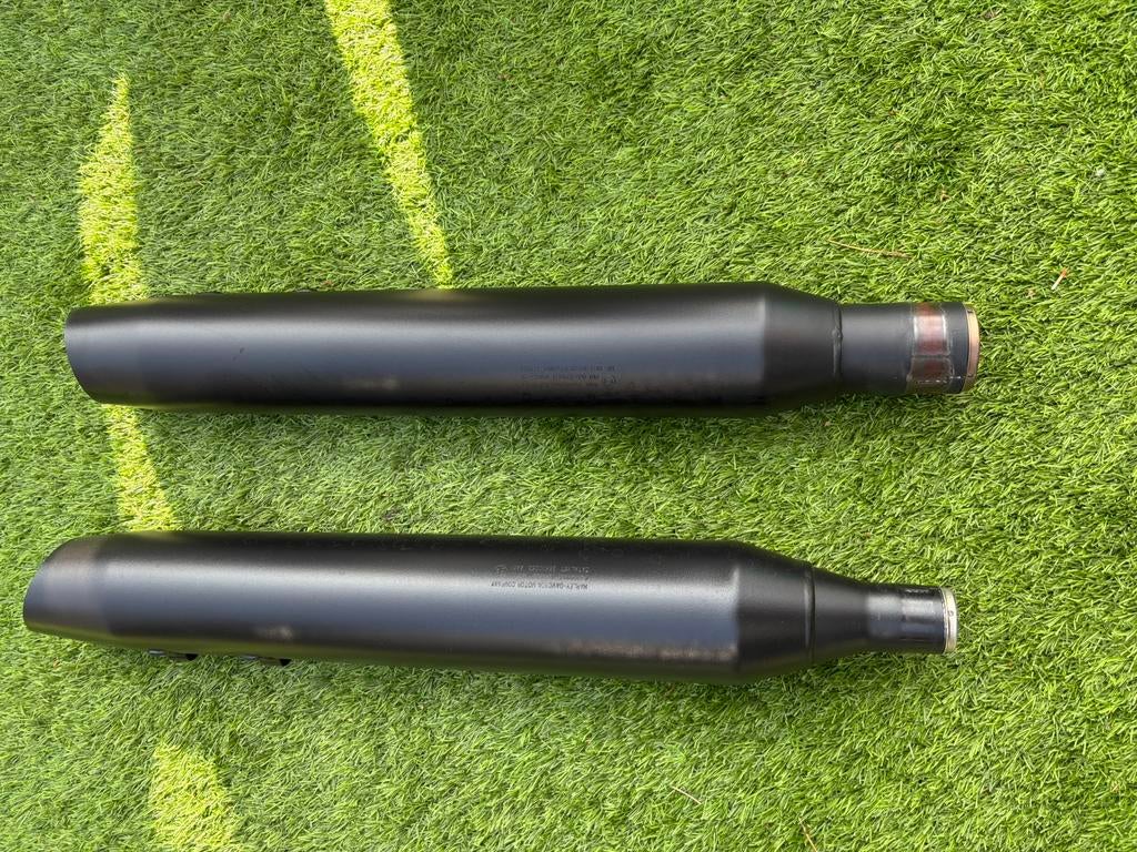 Einddemper uitlaat Harley Davidson Street glide ultra, Motoren, Ophalen, Gebruikt