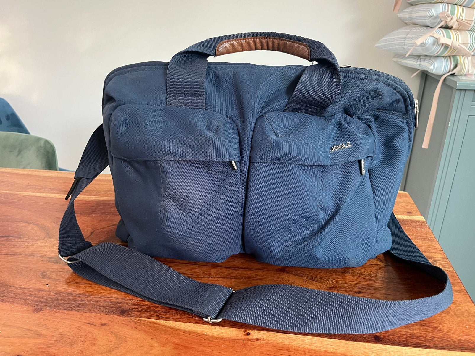 Donkerblauwe Joolz luiertas, Kinderen en Baby's, Luiertassen, Ophalen, Gebruikt, Schoudertas