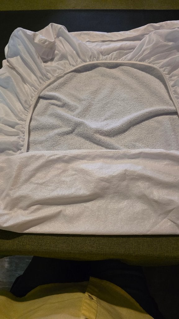 Matrasbeschermer babybox, Ophalen, Overige merken, Matrasbeschermer, Wit