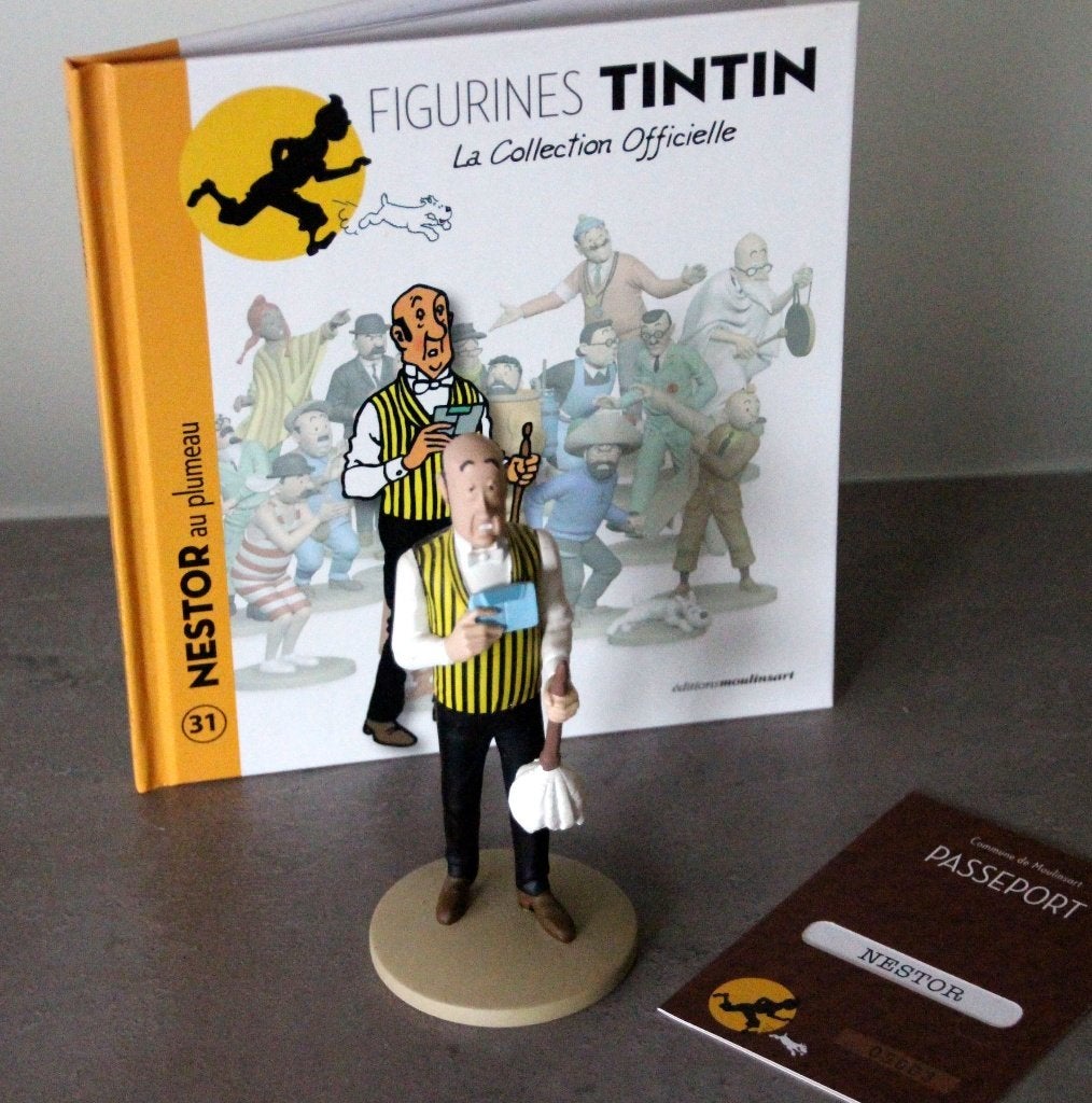 Moulinsart figurine n 31 Nestor Tintin Hergé Kuifje, Envoi, Tintin, Comme neuf, Statue ou Figurine