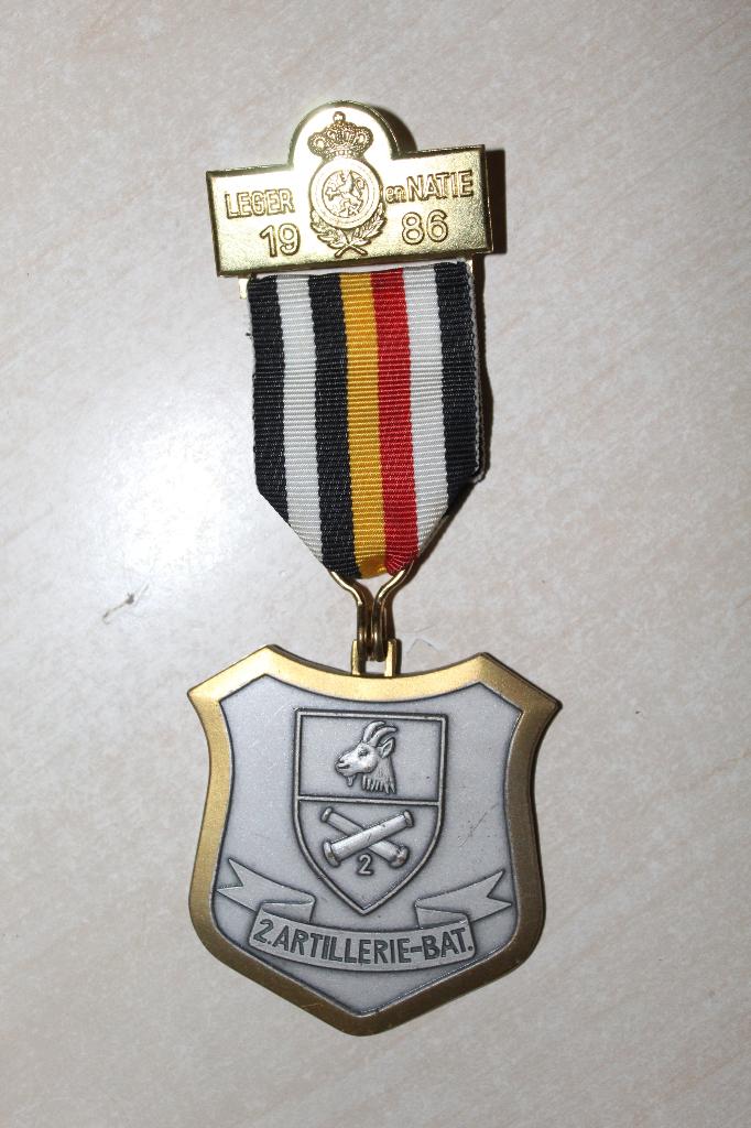 medaille Leger en Natie 1986, Ophalen of Verzenden, Landmacht, Lintje, Medaille of Wings
