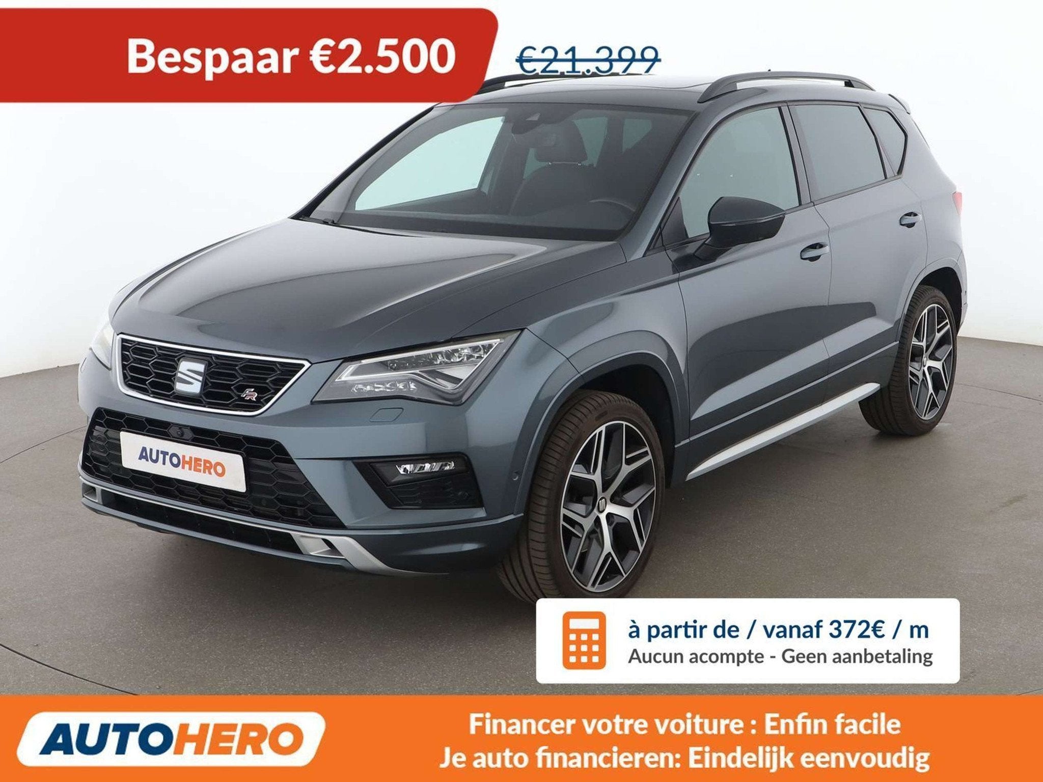 SEAT Ateca 2.0 TSI FR Edition 4Drive (automatique), Argent ou Gris, Achat, Euro 6, Ateca