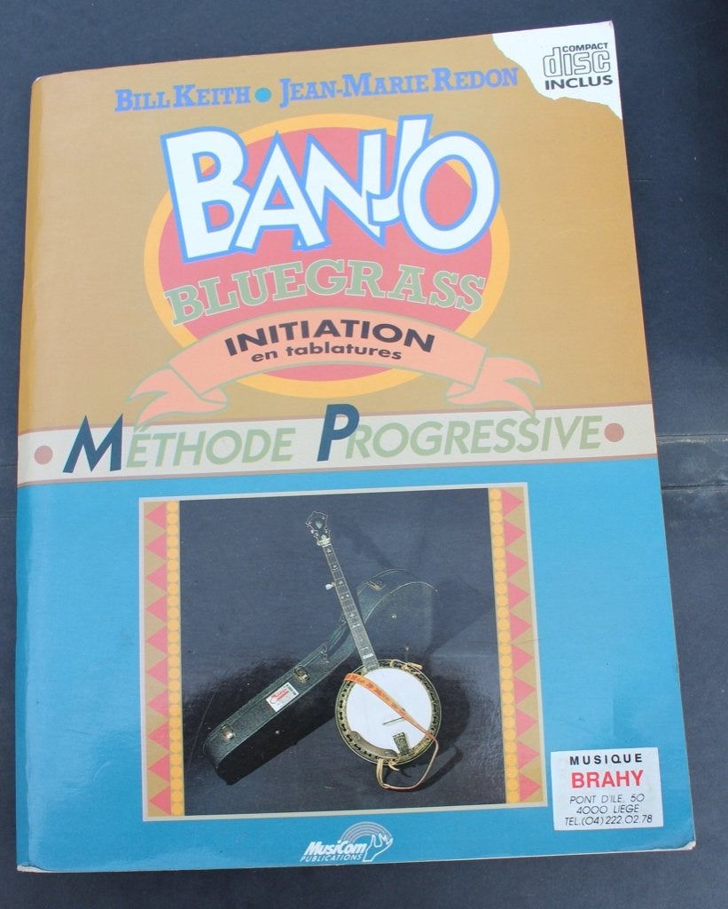 "Banjo Bluegrass initiation en tablature" B.Keith J.M. Redon, Ophalen of Verzenden, Gebruikt, Gitaarbanjo