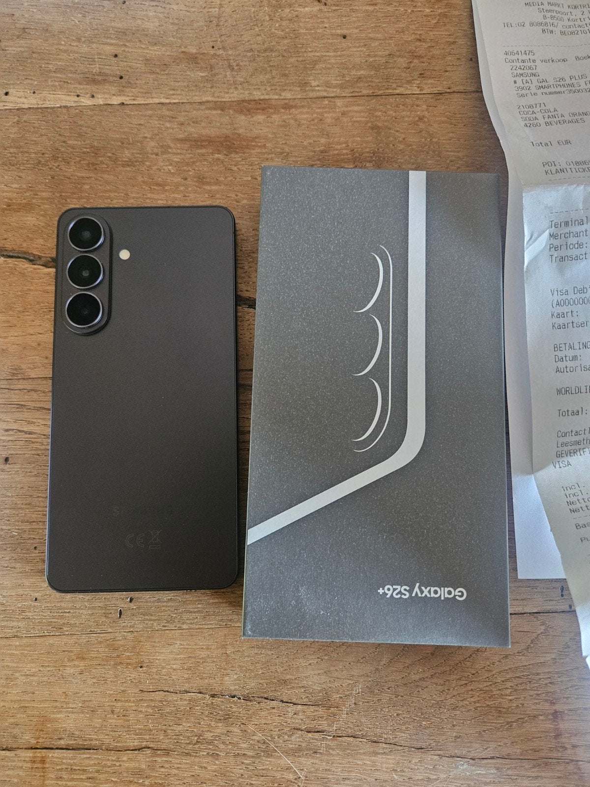 Samsung galaxy s26 plus zwart, Telecommunicatie, Mobiele telefoons | Samsung, Ophalen