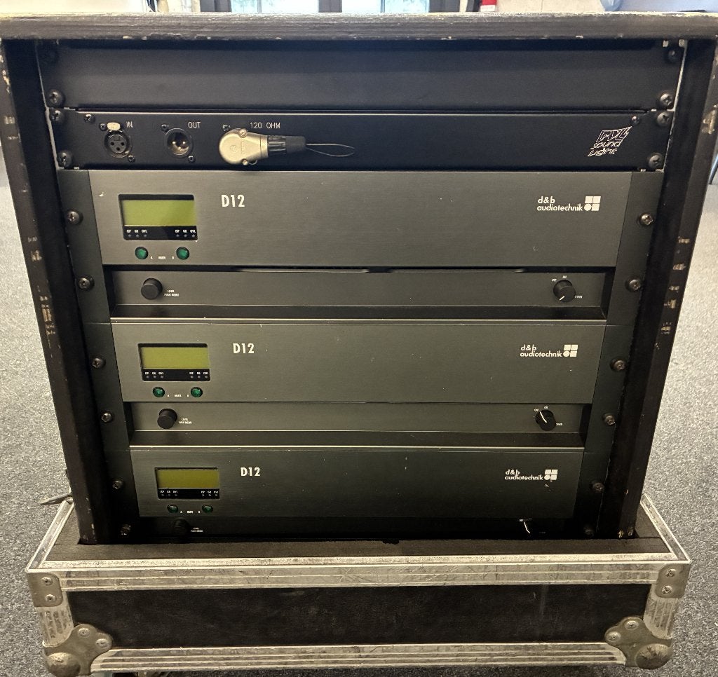 d&b Audiotechnik D12 Amp Rack // In Case-in-Case, Ophalen