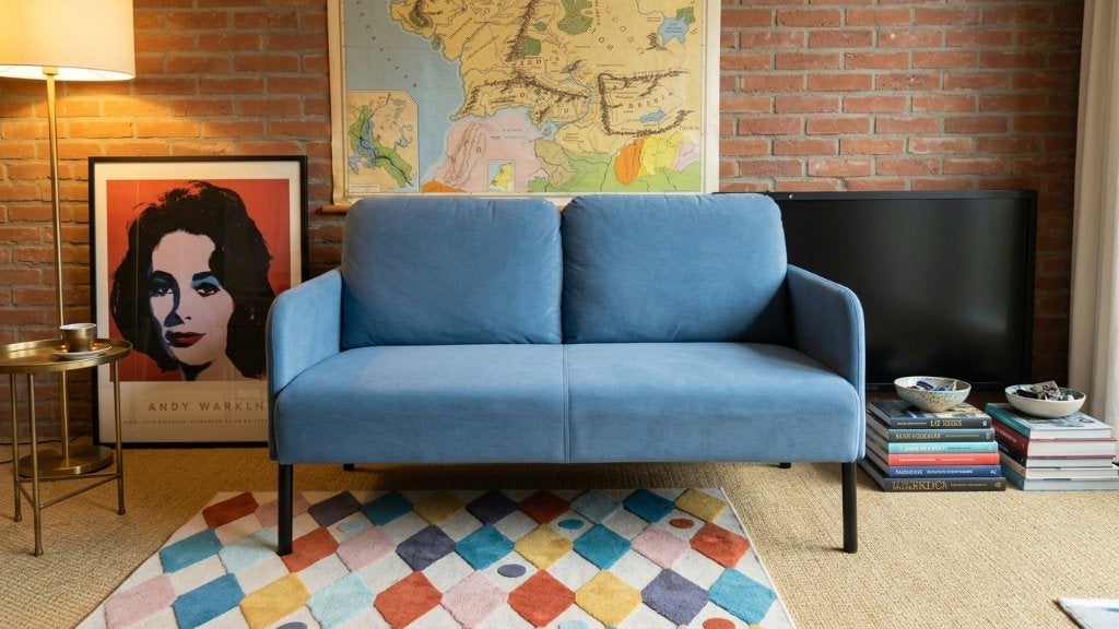 2-zitsbank (IKEA GLOSTAD), Huis en Inrichting, Ophalen, Gebruikt, Tweepersoons, 75 tot 100 cm