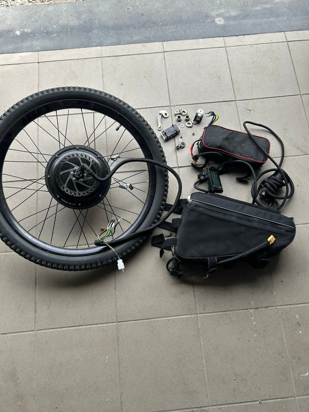 Kit e bike 5000W, Enlèvement ou Envoi, Utilisé, 50 km par batterie ou plus, Autres marques