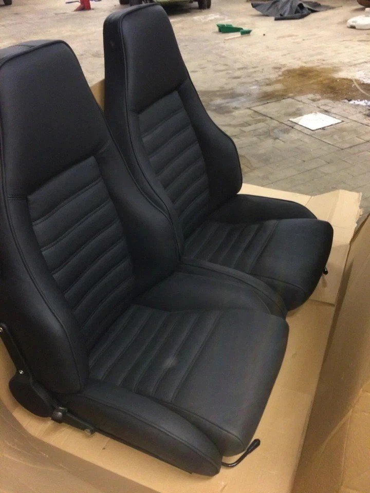 Porsche 930 Turbo Recaro stoelen set, Auto-onderdelen, Interieur en Bekleding, Ophalen, Gereviseerd, Porsche