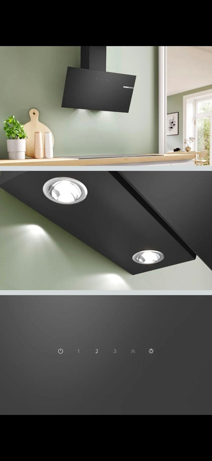 Hotte Bosch NEUVE, Electroménager, Hottes, Enlèvement, Hotte murale