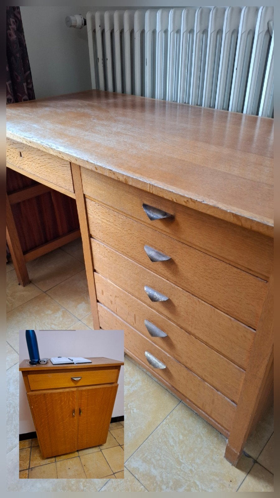 Ensemble Bureau Vintage, Enlèvement