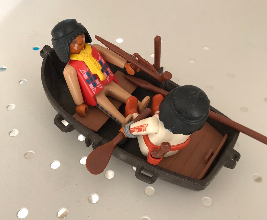 Playmobil-boot, Kinderen en Baby's, Speelgoed | Playmobil, Ophalen, Gebruikt, Figuren