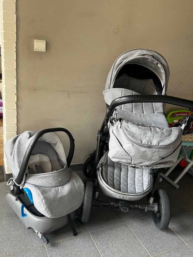 Kinderwagen First 3in1, Kinderen en Baby's, Gebruikt, Met autostoeltje, Ophalen, Kinderwagen