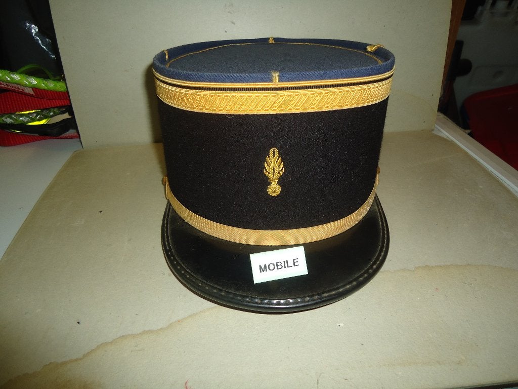 képi gd mobile, Collections, Enlèvement ou Envoi, Gendarmerie, Casque ou Béret