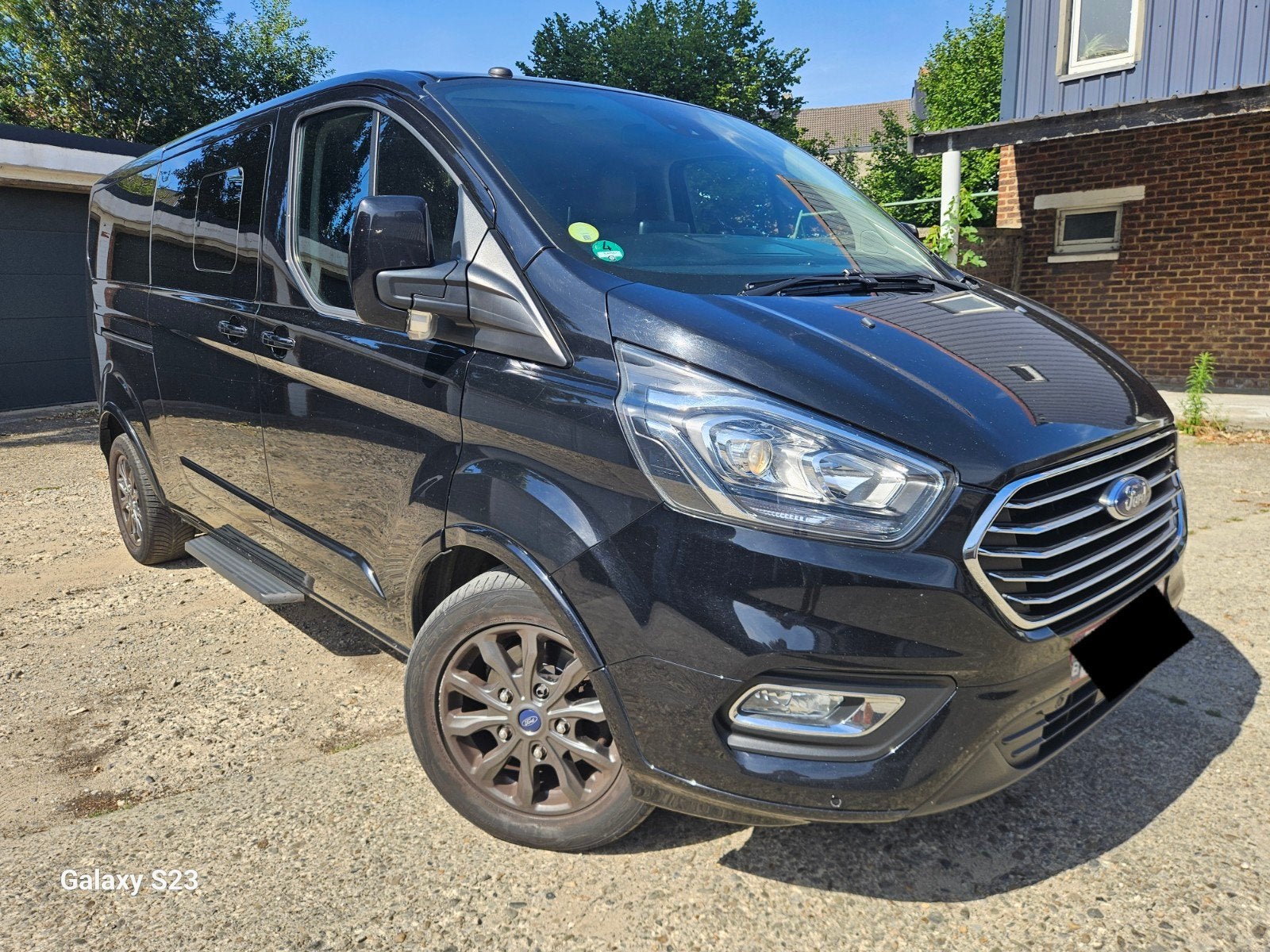 FORD TRANSIT CUSTOM LONG 8 PLACES CUIR EURO 6D 530.000 KM, Achat, Commande vocale, Euro 6, Particulier