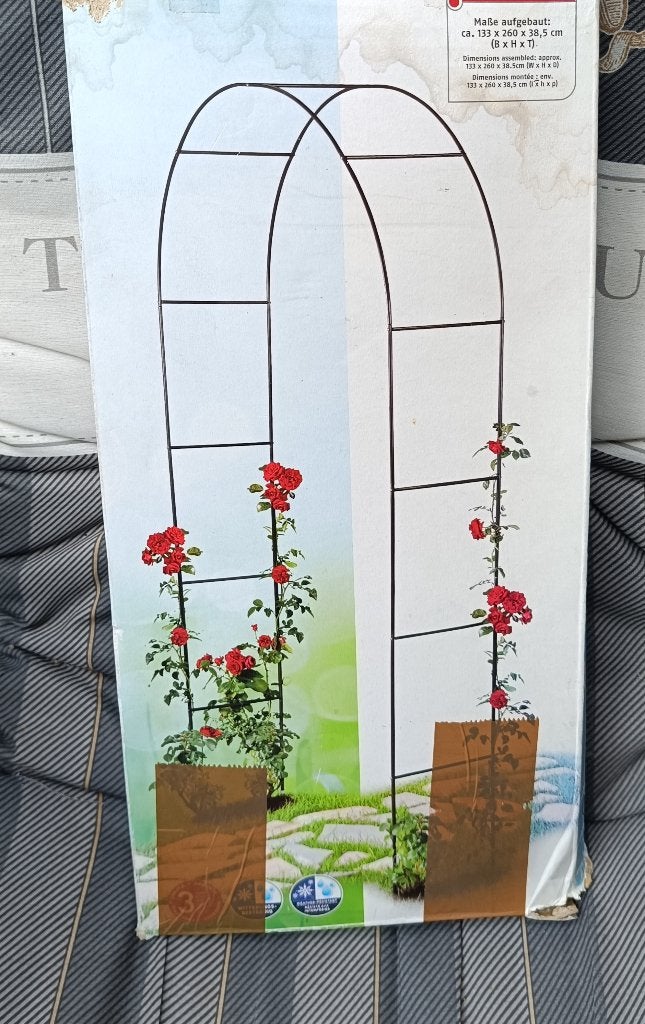 Metalen rozenboog te koop., Tuin en Terras, Tuinhekken en Hekwerk, Ophalen, Zo goed als nieuw